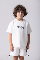 تيشيرت أواي أبيض للأطفال