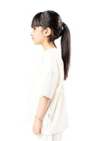 تيشرت واسع للأطفال للجنسين اوف وايت