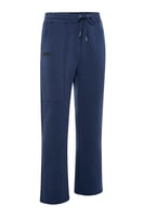 بنطلون كاجوال أوفرسايز للجنسين - أزرق داكن