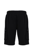 شورت كلاسيك بقصة عادية للجنسين - أسود