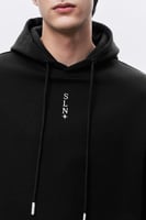 هودي أسود رجالي