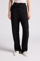 بنطلون كاجوال أوفرسايز للجنسين - أسود