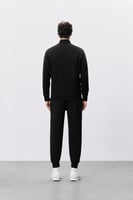 بنطال رجالي إنترلوك أسود