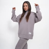 بلوفر بايزك برقبة طويلة غراي