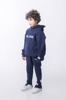 هودي أعين سيلين للأطفال أزرق داكن