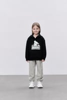 هودي أسود للأطفال