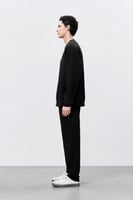 سويتر أسود رجالي