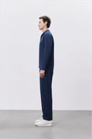 جاكت بيكيه رجالي أزرق