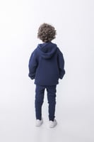 هودي إلى القمر للأطفال أزرق داكن