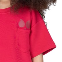 تيشيرت سيلين بعلامة الأعين من الأمام للأطفال (احمر...