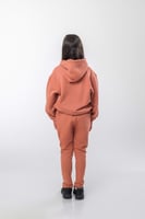 هودي إلى القمر للأطفال وردي داكن