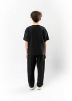 بنطلون واسع للأطفال للجنسين اسود