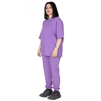 تيشيرت بشعار سيلين من الأمام للجنسين (بنفسجي)