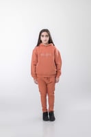 هودي إلى القمر للأطفال وردي داكن