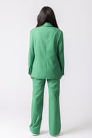 جاكيت رسمي نسائي بقصة طويلة أخضر