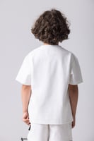 تيشيرت أواي أبيض للأطفال