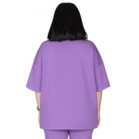 تيشيرت بشعار سيلين من الأمام للجنسين (بنفسجي)