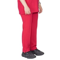 بنطلون سيلين بقصة واسعة (احمر )