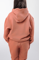 هودي إلى القمر للأطفال وردي داكن