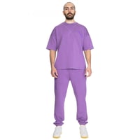 بنطلون بشعار سيلين من الأمام (بنفسجي)