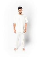 تيشرت واسع للجنسين اوف وايت