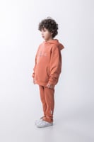 هودي إلى القمر للأطفال وردي داكن