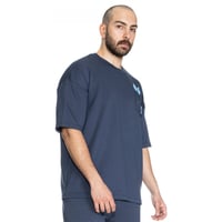 تيشيرت سيلين بعلامة الأعين من الأمام للجنسين (ازرق...