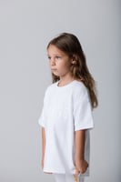 تيشيرت أواي للأطفال بقصة واسعة أبيض