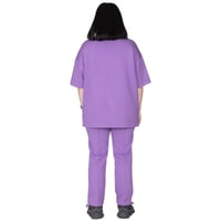 بنطلون سيلين بقصة واسعة (بنفسجي)