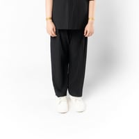 بنطلون واسع للأطفال للجنسين اسود