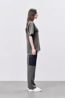 بنطال رمادي للجنسين