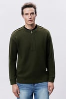 سويتر أخضر غامق رجالي