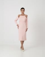 فستان جلامور منتصف الليل – وردي