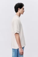 تيشيرت إنترلوك أوف وايت للجنسين