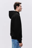 هودي بسحاب أسود رجالي