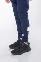 بنطلون سيلين بقصة ضيقة من الأسفل للاطفال أزرق داكن