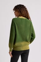 بلوفر Acid Wash للجنسين أخضر