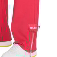 بنطلون سيلين واسع بسحاب بالأسفل (احمر )