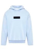 هودي بقصة واسعة Acid Wash للأطفال أزرق فاتح