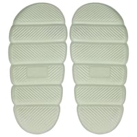 شبشب مفتوح من الأمام بنعل مطاطي مموج - أخضر فاتح