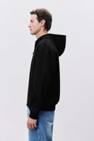 هودي بسحاب أسود رجالي