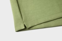 تيشيرت إنترلوك أخضر للجنسين