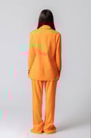 بنطلون رسمي نسائي برتقالي