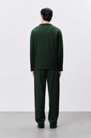 جاكت بيكيه رجالي أخضر غامق