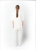 تيشرت واسع للجنسين اوف وايت