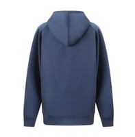 هودي كاجوال أوفرسايز للجنسين بتطريز خاص - أزرق داك...