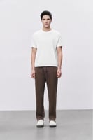 بنطال بني رجالي