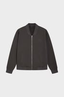 جاكت نسائي إنترلوك رمادي