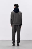 هودي رمادي للجنسين