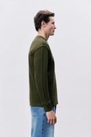 سويتر أخضر غامق رجالي